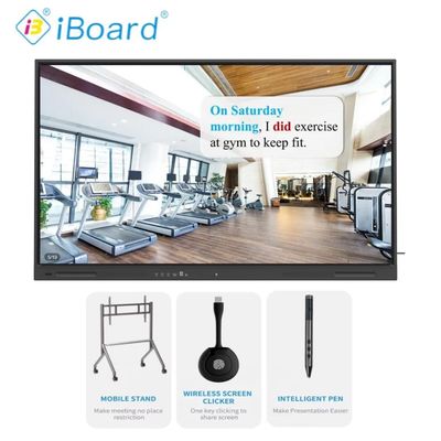 Affichage interactif Affichage tactile interactif Promethean Interactive Whiteboard Smart Whiteboard Affichage tactile électronique pour les réunions en classe