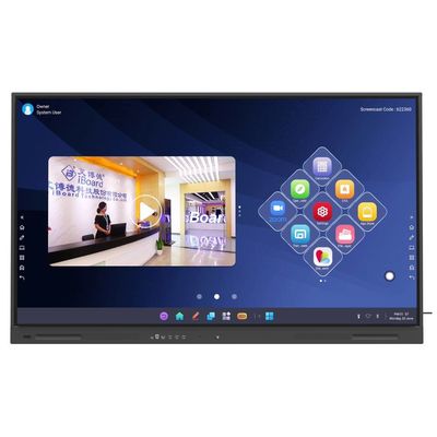 75 pouces IBoard Ultra HD 4K Résolution Interactive Display à écran plat