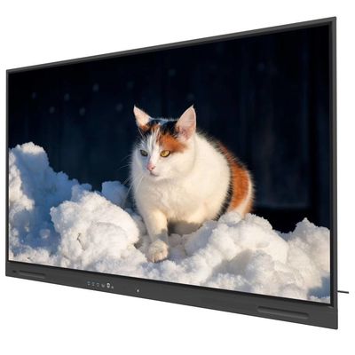 Tableau blanc interactif IR 450 nits 86 pouces Android 14 Touch Wifi VGA DP USB Ressources nuageuses Moniteur TV intelligent Pour l'utilisation de la formation au bureau de l'université