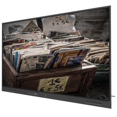 Améliorez votre entreprise avec une carte LCD noire avec sortie USB et 350 cd/m2 WIFI et moniteur 110 pouces