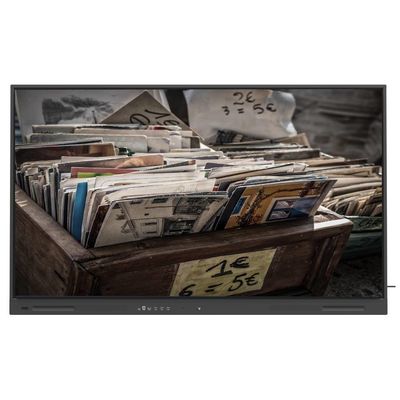 Améliorez votre entreprise avec une carte LCD noire avec sortie USB et 350 cd/m2 WIFI et moniteur 110 pouces