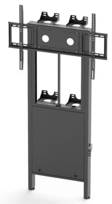 Stand électronique murale pour télévision mobile État du produit Levé Taille 65 à 86 pouces pour tableau blanc de moniteur