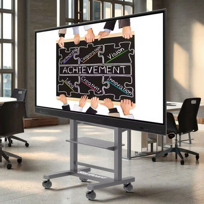 Écran tactile interactif de 75 pouces EDLA Tableaux blancs intelligents interactifs pour l'affichage des salles de réunion en classe