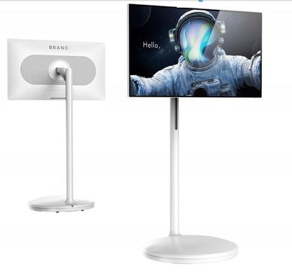 Écran intelligent portable de 27 pouces téléviseur intelligent rotatif pour affichage en magasin/SOHO/extérieur
