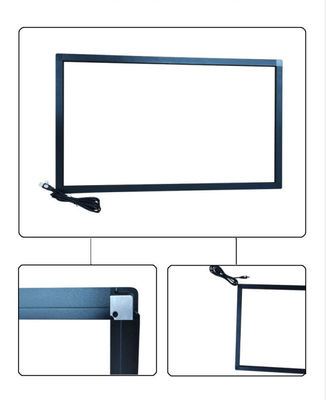 Cadre tactile infrarouge iBoard 55 65 75 86 pouces Pour la télévision à domicile Moniteur intelligent Kiosque Signalisation numérique Avec connexion USB Pour le bureau scolaire