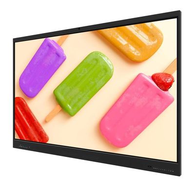 Cadre tactile infrarouge iBoard 55 65 75 86 pouces Pour la télévision à domicile Moniteur intelligent Kiosque Signalisation numérique Avec connexion USB Pour le bureau scolaire