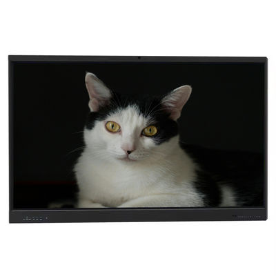 Écran plat interactif 98 pouces 4K Android 14 8+128 Go Écran tactile numérique intelligent Android OPS Support mobile en option pour salle de classe et réunion