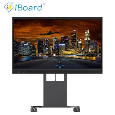 Iboard Nouveau produit Affichage intelligent interactif à écran plat de 98 pouces 4K Affichage grand écran tactile pour salle de réunion