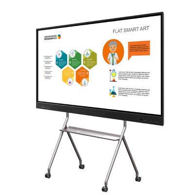 Display tactile multi-touch à LED interactif de 75 pouces Système double Android Windows
