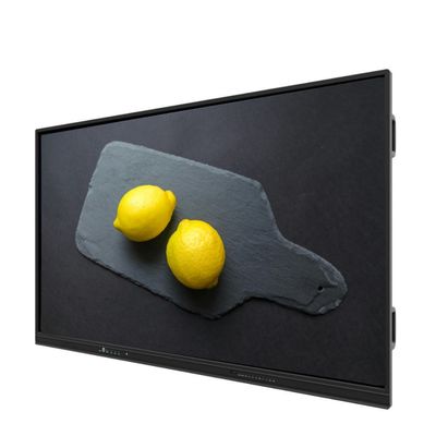 Fabricant 4K Interactive Board Android 14 75 pouces Interactive Multimédia Whiteboard Panneau d'écran tactile numérique Pour les réunions d'éducation