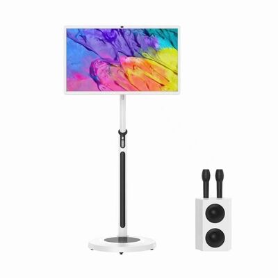 Écran tactile portable de 32 pouces avec animation Utilisation à l'intérieur/à l'extérieur Garantie 1 an Résistant à la poussière pour les écrans de détail