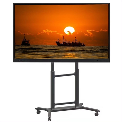 Tableau intelligent LCD interactif Android avec écran tactile de 65, 75, 85, 96 et 110 pouces, résolution 4K, logiciel multilingue, prix d'usine.