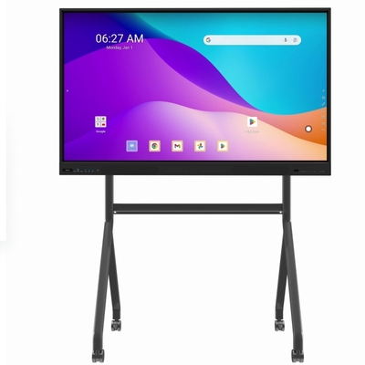 Supports TV mobiles de bonne qualité pour tableaux blancs interactifs, adaptés aux téléviseurs intelligents de 55/65/75/86 pouces, chariot mobile