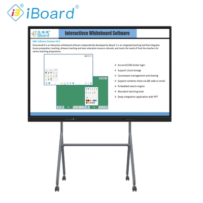 Écran intelligent 4K interactif de 86 pouces avec fonctionnalité d'IA mise à jour pour l'éducation intelligente