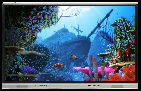 Panneau d'affichage plat interactif à écran tactile en gros d'usine avec infrarouge tactile et mise à niveau à distance via le réseau Internet Tableau blanc interactif Écran tactile TV Moniteur