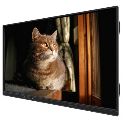 Tableau blanc interactif IBoard 75 pouces, tableau intelligent, écran plat interactif intelligent, écran tactile numérique intelligent, double système pour l'enseignement scolaire et le bureau