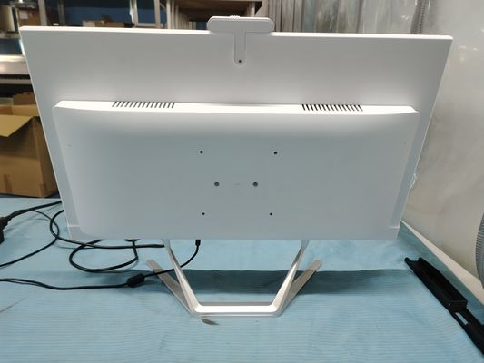 Moniteur de bureau 21,5'' 23,8'' 27'' 32 pouces en gros avec webcam 13MP intégrée, système Android et Windows tout-en-un en option, écran tactile capacitif 10 points, haut-parleur et micro plus puissants, tableau blanc interactif