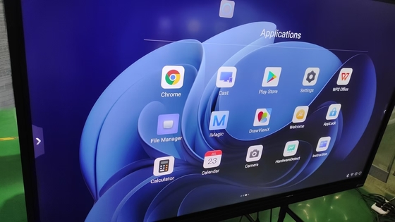 19 ans usine en gros Infrarouge Touch 20 Point Tactile Interactif Écran Tactile Moniteur Faible consommation d'énergie 178° Angle de Vue Android 14 Interactif tableau blanc Équipement éducatif scolaire