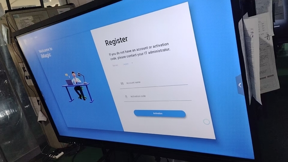 19 ans usine en gros Infrarouge Touch 20 Point Tactile Interactif Écran Tactile Moniteur Faible consommation d'énergie 178° Angle de Vue Android 14 Interactif tableau blanc Équipement éducatif scolaire