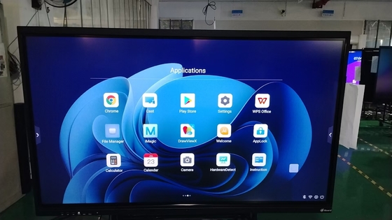 19 ans usine en gros Infrarouge Touch 20 Point Tactile Interactif Écran Tactile Moniteur Faible consommation d'énergie 178° Angle de Vue Android 14 Interactif tableau blanc Équipement éducatif scolaire