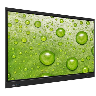Interactif Panneau plat 86 pouces Enseignement en ligne E-apprentissage Bureau PC Android Ordinateur USB HDMI VGA Tableau blanc Logiciel haut-parleur intégré