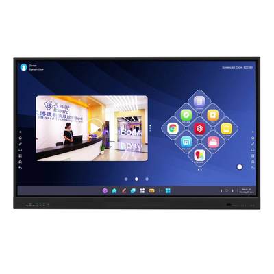 Brochure Iboard YL5W-75 pour Android 13.0 8G 128G 500cd/m2 Avec Haut-parleur Wifi Caméra et Micro Pour Projet Scolaire Réunions de Bureau Utilisation