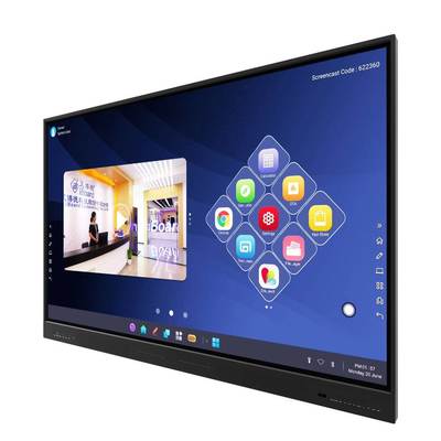 Brochure Iboard YL5W-75 pour Android 13.0 8G 128G 500cd/m2 Avec Haut-parleur Wifi Caméra et Micro Pour Projet Scolaire Réunions de Bureau Utilisation