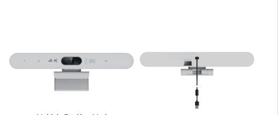 Auto Tracking Video 360 Conference Camera 4K HD Webcam AI with Remote Control for Interactive Whiteboard Meeting Conference