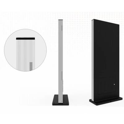 Borne interactive à écran tactile 4K de 55 pouces avec système d'exploitation Android/Windows pour affichage numérique interactif et menu numérique