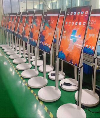 Écran mobile sans fil de 32 pouces, écran intelligent portable avec caméra intégrée et batterie