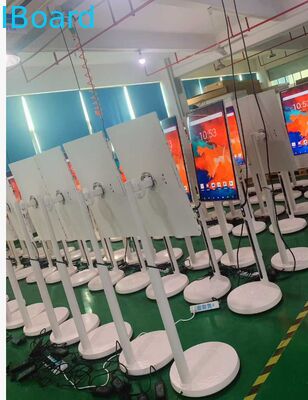 Tableau interactif sans fil de 32 pouces avec caméra intégrée et téléviseur portable à écran intelligent