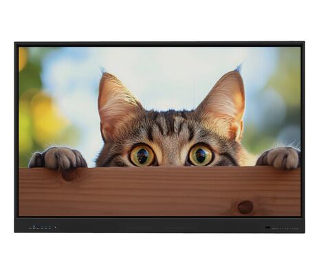 Tableau interactif tactile intelligent 4K avec double système Android/Windows pour l'éducation et les affaires