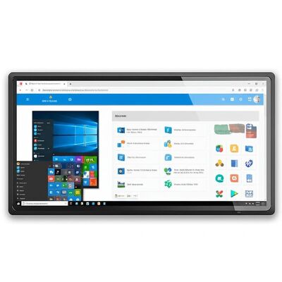 Tableau blanc interactif tout-en-un de 65 pouces avec stockage 8+128 Go et tactile infrarouge pour l'enseignement et les réunions