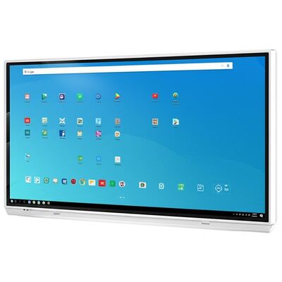 Tableau intelligent LCD de 86 pouces Android 14 Google Certifié tableau blanc interactif avec multi-touch et PC Windows en option