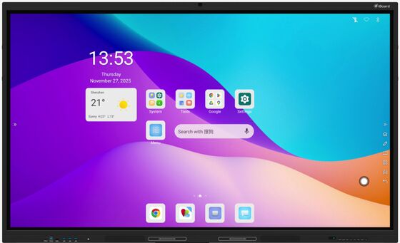 4K EDLA 75 pouces panneau interactif panneaux intelligents pour conférence scolaire