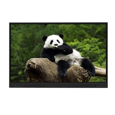 Tableau blanc interactif plat intelligent 4K de 65/75/86 pouces avec écran tactile multipoint et systèmes d'exploitation Android/Windows/Linux/Mac OS
