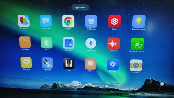 Mise à niveau intégré du système Android Moniteur tactile interactif