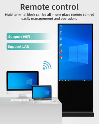 Affichage numérique système Android avec écran tactile infrarouge, support multi-OS et résolution Full HD pour la publicité interactive