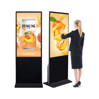 Système d'exploitation Android Affichage dynamique Option tactile Écrans interactifs pour la communication d'entreprise et les solutions marketing