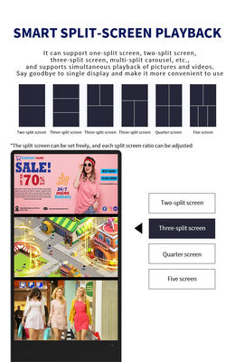 Affichage numérique basé sur Android avec écran tactile infrarouge offrant des solutions d'affichage interactives et un engagement utilisateur amélioré