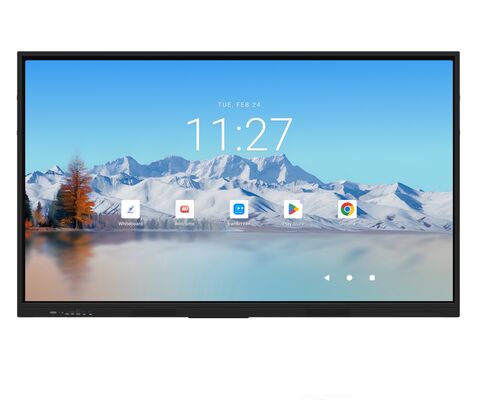 iBoard Tableau blanc interactif Android 16 certifié EDLA Écran plat interactif