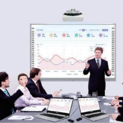 75 pouces tout en un tableau interactif avec technologie infrarouge et écran tactile capacitif à 20 points