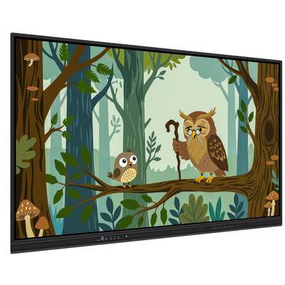 Tableau interactif LED Android 4K de 75 pouces, tactile au doigt, tableau blanc USB