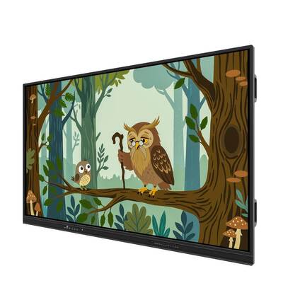Tableau interactif LED Android 4K de 75 pouces, tactile au doigt, tableau blanc USB