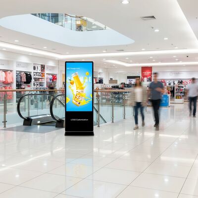 43/55 HD Kiosque publicitaire vertical intérieur Affichage LCD tout en un Affichage tactile Écran interactif Affichage numérique