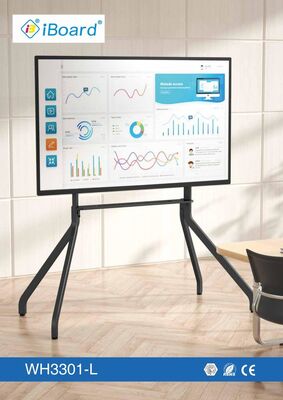 Vitre AG trempé tout en un tableau interactif intégrant un double système Android Support Windows et haut-parleurs intégrés 2 x 15W pour la collaboration en équipe