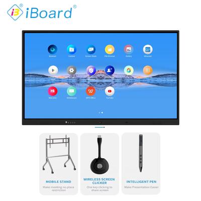 Android 13 4 32G Moniteur interactif avec verre trempé 4 mm