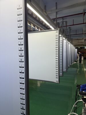 Tableau blanc interactif de 120 pouces avec reconnaissance tactile et gestuelle infrarouge pour l'éducation et les entreprises