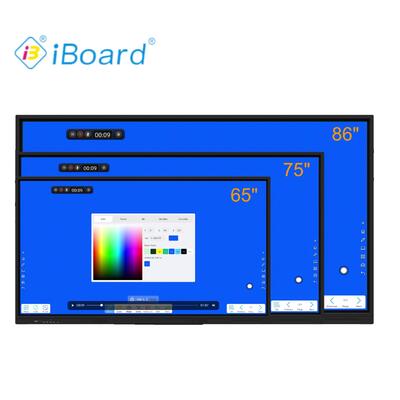 Panneau plat interactif de 75 pouces Système Android de base Logiciel d'écriture avec fonction d'IA Coût moins cher Fonction puissante