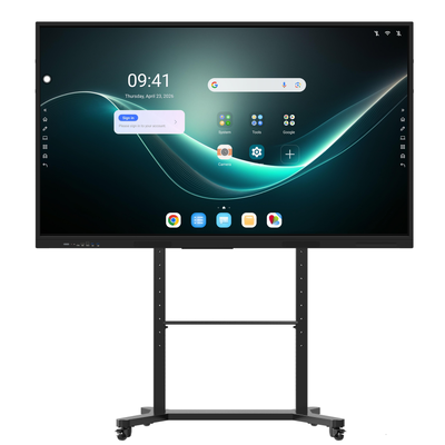 Dernier écran plat interactif Android 15 (32 + 512 Go) de 86 pouces pour une solution haut de gamme